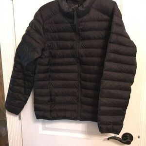 Mens  Black Puffer Jacket